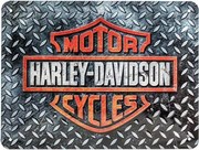 Μεταλλική πινακίδα Harley-Davidson - Diamond Plate