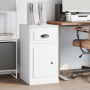 vidaXL Ντουλάπι με Συρτάρι Λευκό 40 x 50 x 75 εκ. Επεξεργασμένο Ξύλο