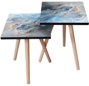 Τραπεζάκια Βοηθητικά (Σετ 2Τμχ) 481LNA2401 35x35x47/42cm Multi