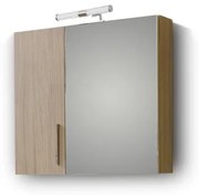 Καθρέφτης SIENA HARMONY NEW 75 3MSI075HN0 με ντουλάπια 73x14x65cm  3MSI075HN0