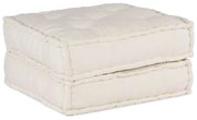 Modular Pouffe Cream 70x70x36 ύφασμα - Κρεμ