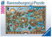 Παζλ Ατλαντίδα 16728 1000τμχ 70x50cm 14 Ετών+ Multicolor Ravensburger