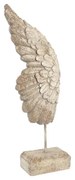 Διακοσμητική Φιγούρα DKD Home Decor Παλαιωμένο φινίρισμα Λευκό Φτερά Αγγέλου Μαγνήσιο (26 x 11 x 65 cm)