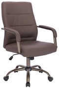 Liberta KORD ΚΑΡΕΚΛΑ ΓΡΑΦΕΙΟΥ ΚΑΦΕ GUNMETAL 58,5x65xH104cm 58,5x65xH104cm 25-0735