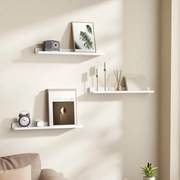 Ράφια Τοίχου (Σετ 3τμχ) Songmics LWS061W01V1