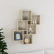 Ράφι Κύβος Τοίχου Sonoma Δρυς 78 x 15 x 93 εκ. από Επεξ. Ξύλο 807172