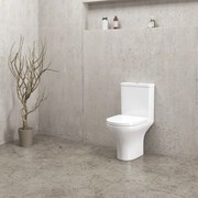 Karag AMFIPOLIS ROUND Slim Κάλυμμα Λεκάνης Λευκό Πλαστικό