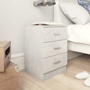 Κομοδίνο Γκρι του Σκυροδέματος 38 x 35 x 56 εκ. από Επεξ. Ξύλο 800458
