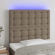 ΚΕΦΑΛΑΡΙ ΚΡΕΒΑΤΙΟΥ LED TAUPE 100X5X118/128 ΕΚ. ΥΦΑΣΜΑΤΙΝΟ 3122852