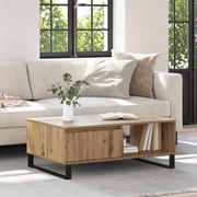 vidaXL Τραπεζάκι σαλονιού Artisan Oak 90 x 60 x 35 cm