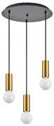 SE21-GM-4-3BL ADEPT TUBE Gold Matt Pendant+