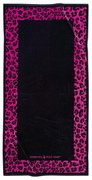 Πετσέτα Θαλάσσης 3863 Black-Pink Greenwich Polo Club Θαλάσσης 90x180cm 100% Βαμβάκι
