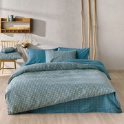 Παπλωματοθήκη Μονή (Σετ 165x245) 2 Όψεων Kentia Versus Ruben 01 Blue
