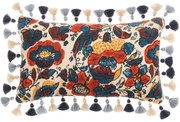 Μαξιλάρι Διακοσμητικό (Με Γέμιση) Remondini Floral LC40144 50x30cm Multi MindTheGap 30X50 50x30cm Ύφασμα