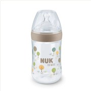 Μπιμπερό For Nature 10742004 Temperature Control 260ml 6-18 Μηνών Beige Nuk 260ml Polypropylene