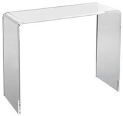 VEVOR Acrylic Console Table, Clear Acrylic End Table, Transparent Acrylic Side Table 37.95x15x29.13 inch, for Foyer, Living Room, Dining Room