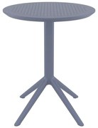 SKY DARK GREY Φ60X74εκ. ΤΡΑΠΕΖΙ ΠΤΥΣ/ΝΟ ΠΟΛ/ΝΙΟΥ