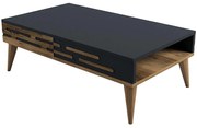 Τραπέζι Σαλονιού Valensiya 845HCT5356 105x34,6x60cm Walnut-Anthracite