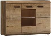 Lh-homefurniture Μπουφές 36134-LN-21V Καρυδιά 120X86.5X42cm 36134-LN-21V