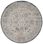 Στρογγυλό Χαλί All Season (Φ160) Βιοκαρπέτ Gossip 8504A White Blue