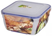 Venus 14282 Φαγητοδοχείο τετράγωνο με αεροστεγές καπάκι 2500ml 14282