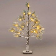 Χριστουγεννιάτικο Δεντράκι Snow Pine Tree Led X1024144 60cm Multi Aca