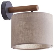 Φωτιστικό Τοίχου - Απλίκα Deva Nature 6106 1xΕ27 15W 25,5x26,5cm Beige TK Lighting