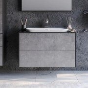 Πάγκος RODOS Ασημί MDF 18mm Λάκα 85 S3BROD085SB 85x50x51cm S3BROD085SB