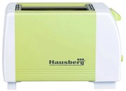 Hausberg HB-150VR Φρυγανιέρα 2 Θέσεων 750W Πράσινη