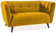ΚΑΝΑΠΕ CASTELLO 2 VELVET CURRY BLUVEL 68 / WENGE DIOMMI CASTELLO2V68 DIOMMI-80-1660