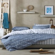 Κουβερλί Tobert Blue-White Kentia Μονό 160x240cm 100% Βαμβάκι