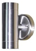 Απλίκα Φωτιστικό Τοίχου UP-DOWN INOX Ασημί HI7031A Aca-HI7031A-Ασημί HI7031A