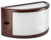 Φωτιστικό Επίτοιχο BOT Lighting SEGOVIA1E27C Καφέ-Σκουριά (Corten)