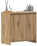 Ντουλάπι Νιπτήρα Μπάνιου Αρτισιανή Δρυς 60x33x60 εκ. Επεξ. Ξύλο 861146