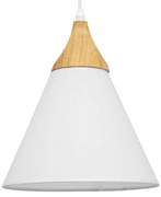 Φωτιστικό Οροφής Shade Textile 01577 1xΕ27 Φ25x30cm White GloboStar