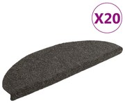 vidaXL Πατάκια Σκάλας Αυτοκόλλητα 20 τεμ. Ανθρακί 65x21x4 εκ.