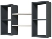 Ραφιέρα Τοίχου Bambi 835PUQ1603 105x19,6x60cm White-Anthracite