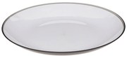 Πιάτο Φαγητού Ρηχό Πλαστικό (Φ25) F-V Square Charcoal 179789B