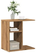 Side Table Artisan Oak 50x30x50 cm Κατασκευασμένο ξύλο 856561