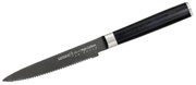 Μαχαίρι Ντομάτας MO-V Stonewash SM-0071B 12cm Black Samura Ανοξείδωτο Ατσάλι