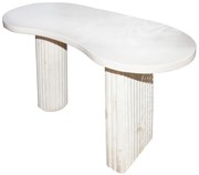 Artekko Solid Μπεζ Κονσόλα από Terrazzo (145x63x75)cm Artekko 667-4056