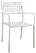 Καρέκλα - Πολυθρόνα ZETA C5031.02 Μεταλλική Λευκή 54x51x84 εκ. 54x51x84 εκ.