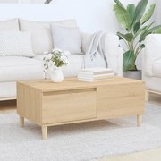 vidaXL Τραπεζάκι Σαλονιού Sonoma Δρυς 90x50x36,5 εκ. Επεξεργασμ. Ξύλο