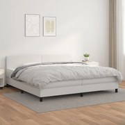 ΚΡΕΒΑΤΙ BOXSPRING ΜΕ ΣΤΡΩΜΑ ΛΕΥΚΟ 200X200 ΕΚ. ΣΥΝΘΕΤΙΚΟ ΔΕΡΜΑ 3141024