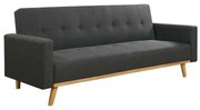 Καναπές Κρεβάτι CARLOS Ύφασμα Σκ.Γκρι 200x88x83cm Bed:180x109x40cm
