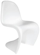 WOODWELL ΕΜ993,3BLEND Καρέκλα Τραπεζαρίας Στοιβαζόμενη, PP Άσπρο 50x58x85cm ΕΜ993,3