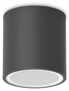 Φωτιστικό Οροφής - Πλαφονιέρα Techo Round 318141 GU10 20W 9x9,5cm Black Ideal Lux