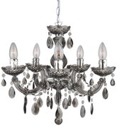 Πολυέλαιος Οροφής Aca Nefertiti SF3505PSM Chrome/Tint