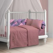 Κουβέρτα Πικέ Polycotton Αγκαλιάς-Λίκνου 80x110εκ. Essential Baby 3402 Ροζ Greenwich Polo Club