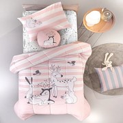 Παπλωματοθήκη Παιδική Forest Pudra Guy Laroche Μονό 165x225cm Cotton-Microfiber